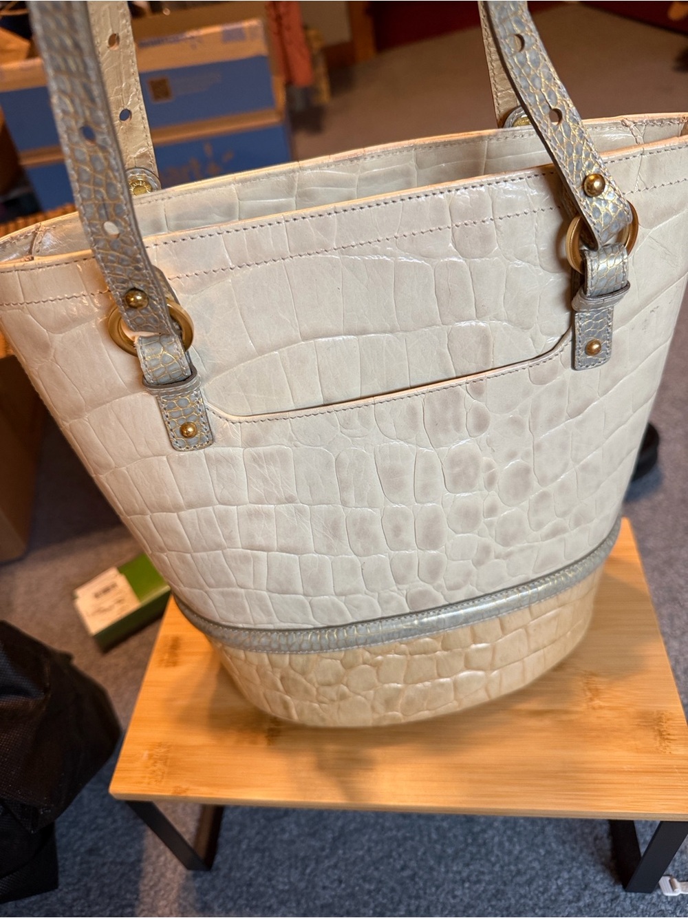 Brahmin bag Vintage bucket bag, Crossbody - Picture 5 of 10